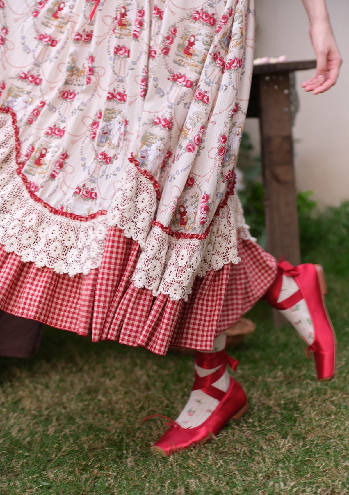 鈥淟ittle Red Riding Hood鈥?Cottage Dress