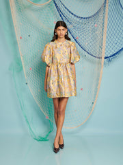 Meri Jacquard Mini Dress