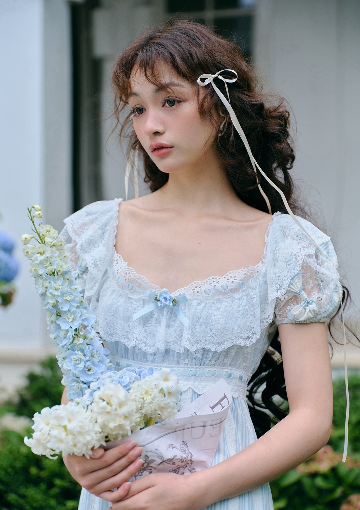 鈥淢atin de fen锚tre fleurie鈥?Dress